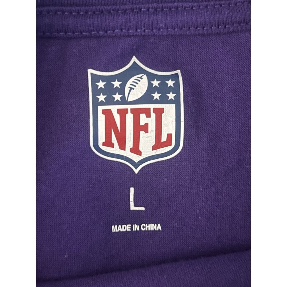 Minnesota Vikings NFL Purple T Shirt Adult Size Large - Picture 2 of 6